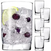 KADAX Kozarci za pijačo, viski in sok, komplet 6 kozarcev, 250 ml