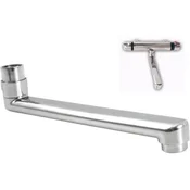 BALLETTO Držalo za baterije (81047) bracket for thermostatic mixer, when combined with 81023, 81024, 72023 and 72024 it forms a washbasin bracket, length 24 cm, chrome