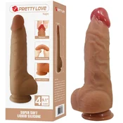 LyBaile Najm Pretty Love 9,1 realističen silikonski dildo 23,2 cm s priseskom