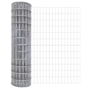 Vidaxl Evropska ograja 1 x 10 m PVC prevlečen železo