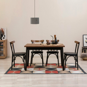Woody Fashion Komplet mize in stolov (5 kosov)