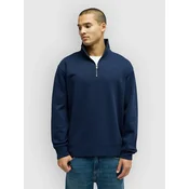 Quiksilver Salt Water Quarter Half-Zip Sweater dark navy