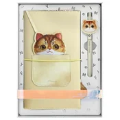 HURTEL NIMMY SET 2V1 ZVEZEK BIG EYED PET 2.0 CAT OFFICE PISALO PRAKTIČNO, (5000009973)