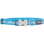 Red Dingo Najlonska ovratnica FLANNO blue, modra XS