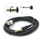 Mikrofonski kabel XLR M na 6,5mm JWD-AU20 5m