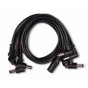 Mooer napajalni kabel za efekte Power Daisy Chain Cable, 8 Plugs, angled