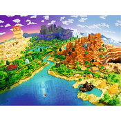 Ravensburger - Puzzle World of Minecraft - 1 500 kosov