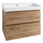 AQUALINE ALTAIR omara za umivalnik, 76x60x37 cm, Dub Emperio