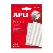 Samolepilni kvadratki, 414 kosov/paket, dvostranski, APLI