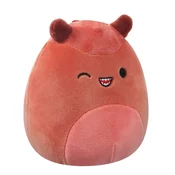 Squishmallow Karnotaurus s kvrgavom glavom, 12 cm, Crveni
