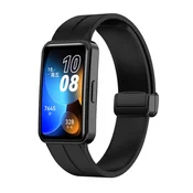 INF Silikonski pašček za uro Huawei Band 8 & 9 - črn, (5000078870)