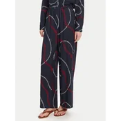 Tommy Hilfiger Hlače iz tkanine WW0WW44542 Mornarsko modra Relaxed Fit