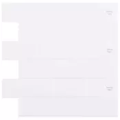 vidaXL Podhodna ploščica 20 pcs Bela 30 x 30 cm Poliuretan in PET