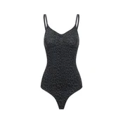 cfab Oblikovanje postave Sculpting Shapewear mit String črn denim