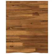 vidaXL Pravokotna miza 50 x 50 x 3,5 cm Kvadrat Masiven les akacije