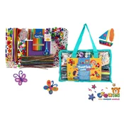 Ustvarjalni set, ustvarjen v plastični vrečki 31x20cm