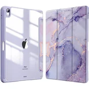 GS Ovitek za iPad 11 2025 A16 (11. gen.)/iPad 10.9 2022 (10. gen.), Smartcase Hybrid, z držalom za pisalo, marmorno vijolična
