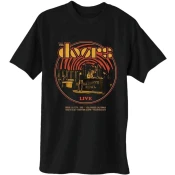The Doors Majica 68 Retro Circle Unisex Black M