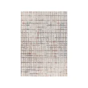Kayoom RAVNO TKANA PREPROGA Jaka 225 Creme / Multi   160/230 cm  tkano krem barve, večbarvno