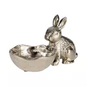Eglo 427296 - Metalna dekoracija AMBALAVA 12x20 cm zec sa cinijom/hrom