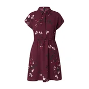 VERO MODA Dolga srajca VMNEWHALLIE jelka / puder / vinsko rdeča / merlot