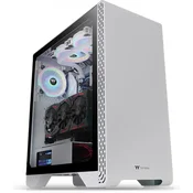 THERMATAKE Kucište S300 Snow Edition - CA-1P5-00M6WN-00  Midi Tower, Micro-ATX, Mini-ITX, ATX, Bez napajanja, Bela
