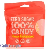 Future Candy 100% Zero Sugar Sweets, breskev in marelica - veganski bonboni brez sladkorja, okus marelice in breskve