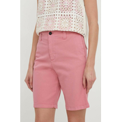 Kratke hlače North Sails za žene, boja: ružičasta, bez uzorka, visoki struk, 074775