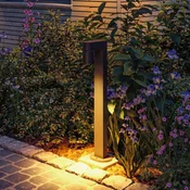 Paulmann LED-ulična svetilka Kimu 1, antracit, 2.200 K, IP44 - Sodobni - Aluminij