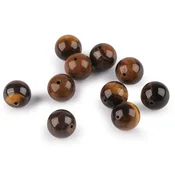 Tigrovo oko, mineralne kroglice O14 mm - tigrovo oko (2 kosa)