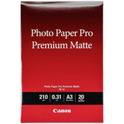 Foto papir Canon Photo Paper Premium Matte PM101, A3, 20 listova 8657B006