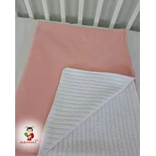 Bubamara037 Pokrivac za bebe, Roze-beli