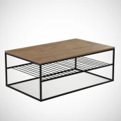 Hanah Home Etna Klub sto, 95x43x55cm, Braon