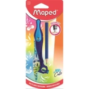 Maped: Mini Cute šestilo s svinčnikom in adapterjem - modra