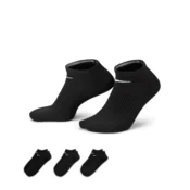 Nike Socks Performance Lightweight No Show 3P Black/White - XL