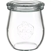 Weck Kozarec za vlaganje s steklenim pokrovom 200 ml, komplet 4 kosov, oblika tulipana