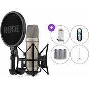 Rode NT1 5th Generation Silver SET Kondenzatorski studijski mikrofon