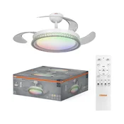 Osram - LED RGB prigušiva svetiljka sa ventilatorom CIERZO LED/35W/230V 3000-6500K + daljinski upravljač