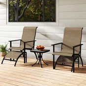 Costway Set Adirondack stolov 5 kosov z otomani in stransko mizico kava