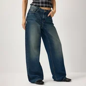 Farmerke wide leg sa niskim strukom