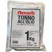 Tuna koščki v rastlinskem olju 1000g ALU