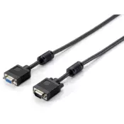 Equip 118803 VGA kabel 8 m VGA (D-Sub) Crno