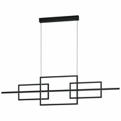 EGLO Viseca lampa PUEBLA LED 150 cm crna 39798