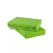 Posteljna rjuha zelena jersey EMI, Kraljičino jadro 150x200