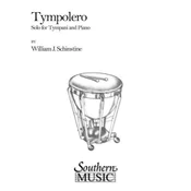 SCHINSTINE:TYMPOLERO SOLO FOR TIMAPNI AND piano