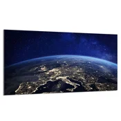 shumee Steklena zaščitna plošča za štedilnik 90x52 Earth