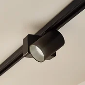 Lindby LED reflektor Linaro/Brinja, črn, 1-fazni - Dnevna soba/jedilnica - Sodobni - črna - Aluminij