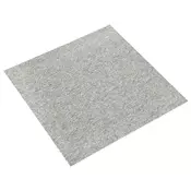 Tepih 20 pcs Svijetlo siva 50 x 50 cm 100% Polipropilen