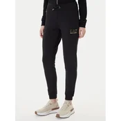 EA7 Emporio Armani Spodnji del trenirke 8NTP66 TJ9RZ 1200 Črna Regular Fit