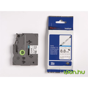 BROTHER termo skrčljivi trak HSE221 (8,8mm), bel-črn